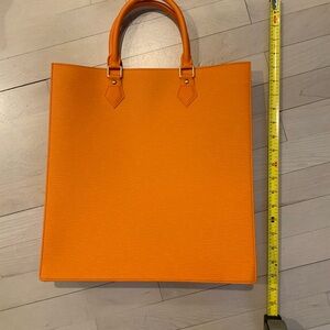 Louis Vuitton Orange Epi Leather Tote